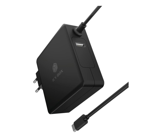 ICYBOX Ładowarka IB-PS101-PD 90 Watt Type-C + Type-A - 1141994 - zdjęcie 2
